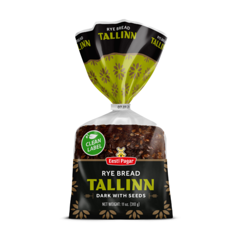 Pan de Centeno Oscuro Tallinn con Semillas – 310g